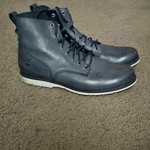 Blue Timberland Boots